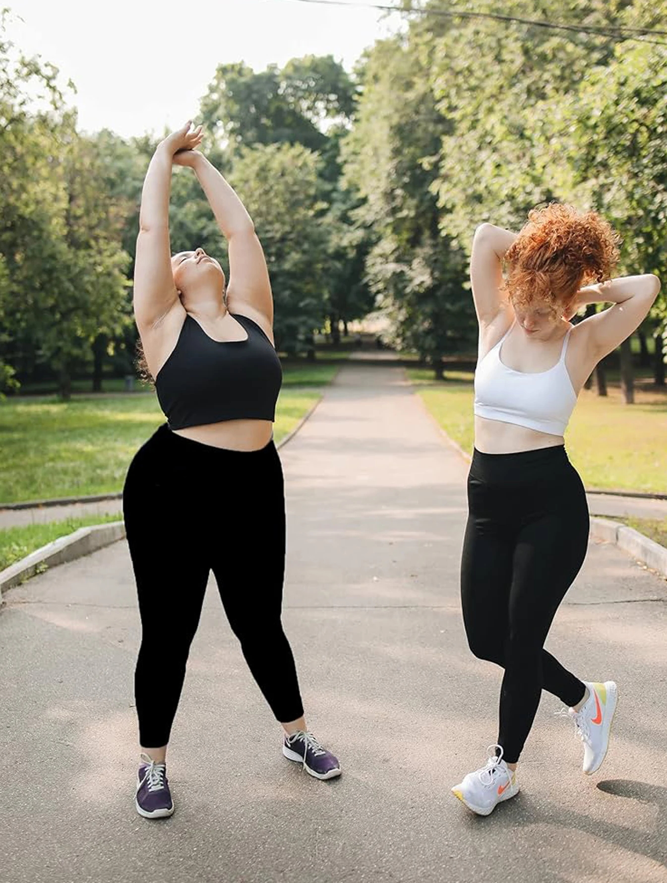 Sports Leggings Yoga Pants Sports Pants Solid Color Classic Gym Sport Pants for Women Plus Size High Waist Workout Pants