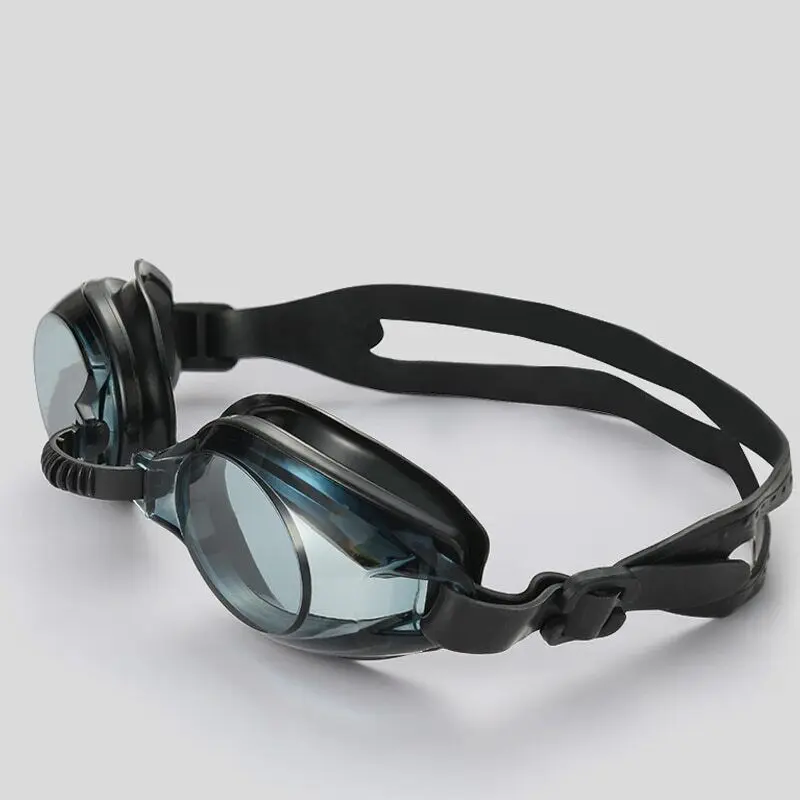 

Очки для плавания с защитой от ультрафиолета, плоские зеркальные силиконовые очки высокой четкости