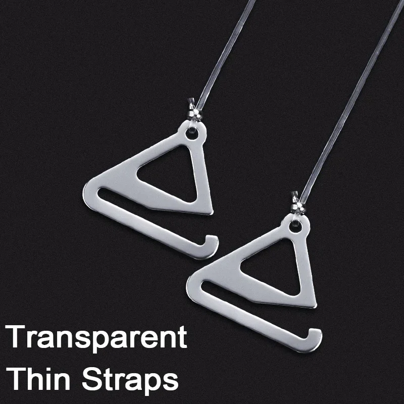 Clear Bra Straps Transparent Invisible Detachable Adjustable Shoulder Strap Women Elastic Bra Belt Underwear Accessories