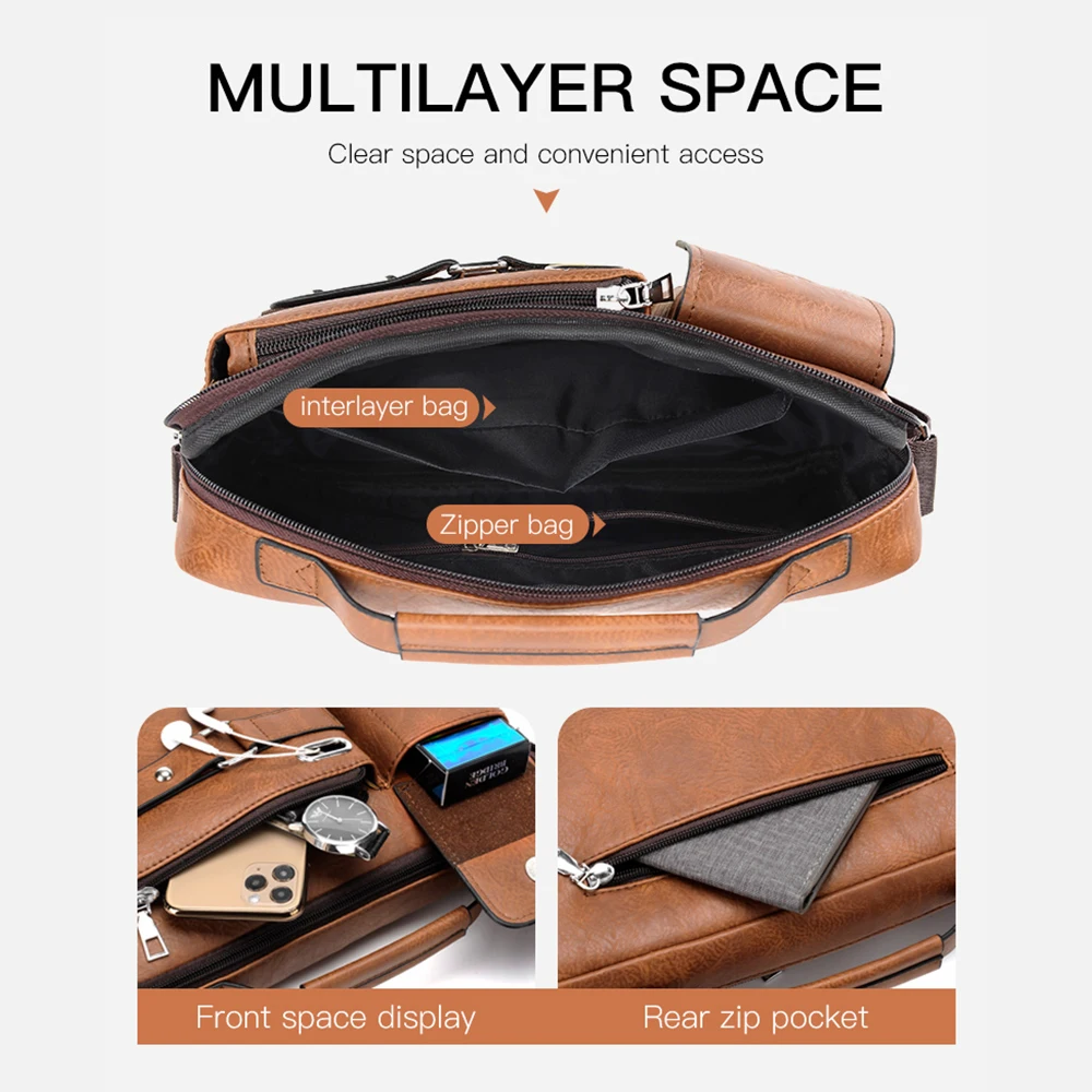 Men Crossbody Business Shoulder Bags 5