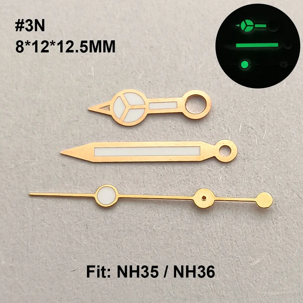 Luminous 12.5mm Watch Hands - Premium Watch Accessories