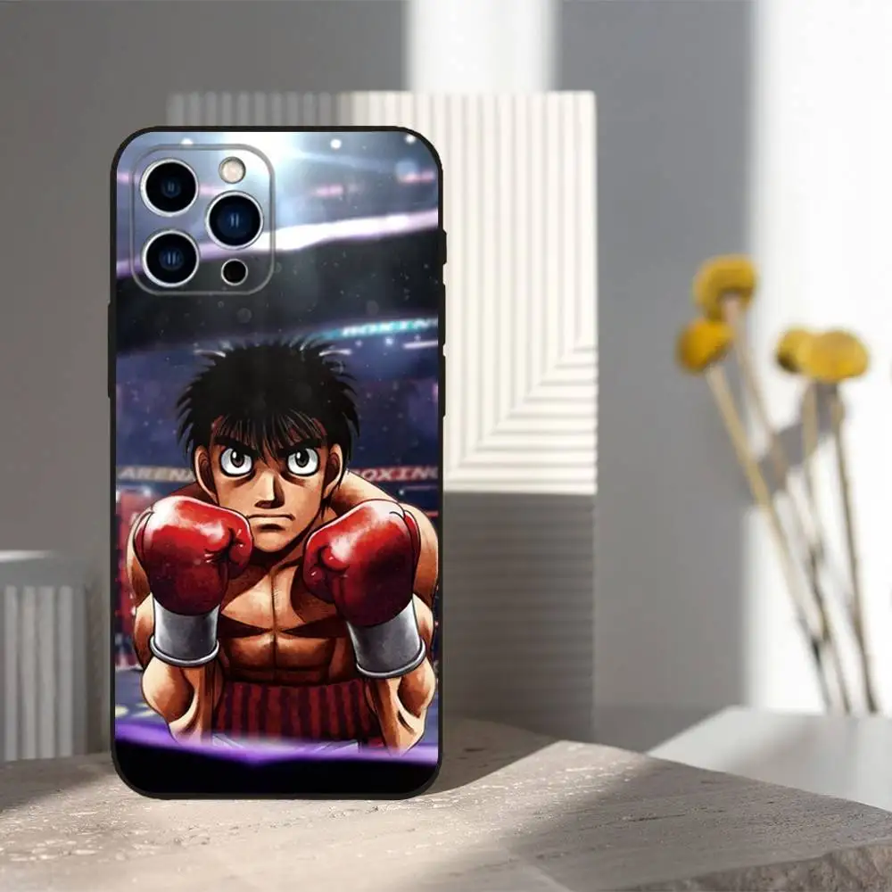 I-Ippo Anime M-MakuNouchi Soft Silicone Black Phone Case Cover