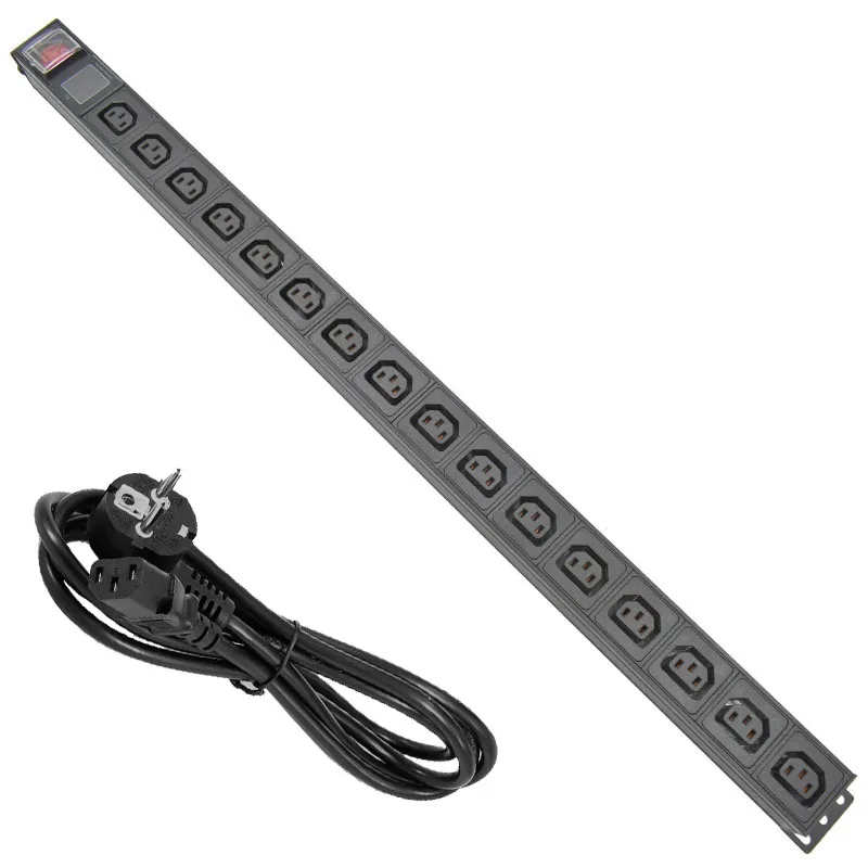 

Aluminium alloy PDU power strip Power Link Output Box 16 AC C13 powercon inlet and outlet SOCKET C14 port AU US UK C14 PLUG