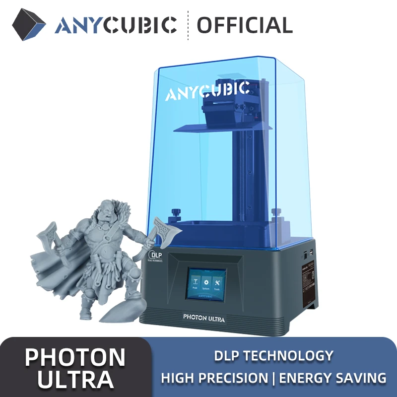 3d printing business ANYCUBIC Photon Ultra DLP 3D Printer High Precision 3D Printing High Print Speed 6cm/hr Resin 3D Printer With Free Slicer 3d laser printer