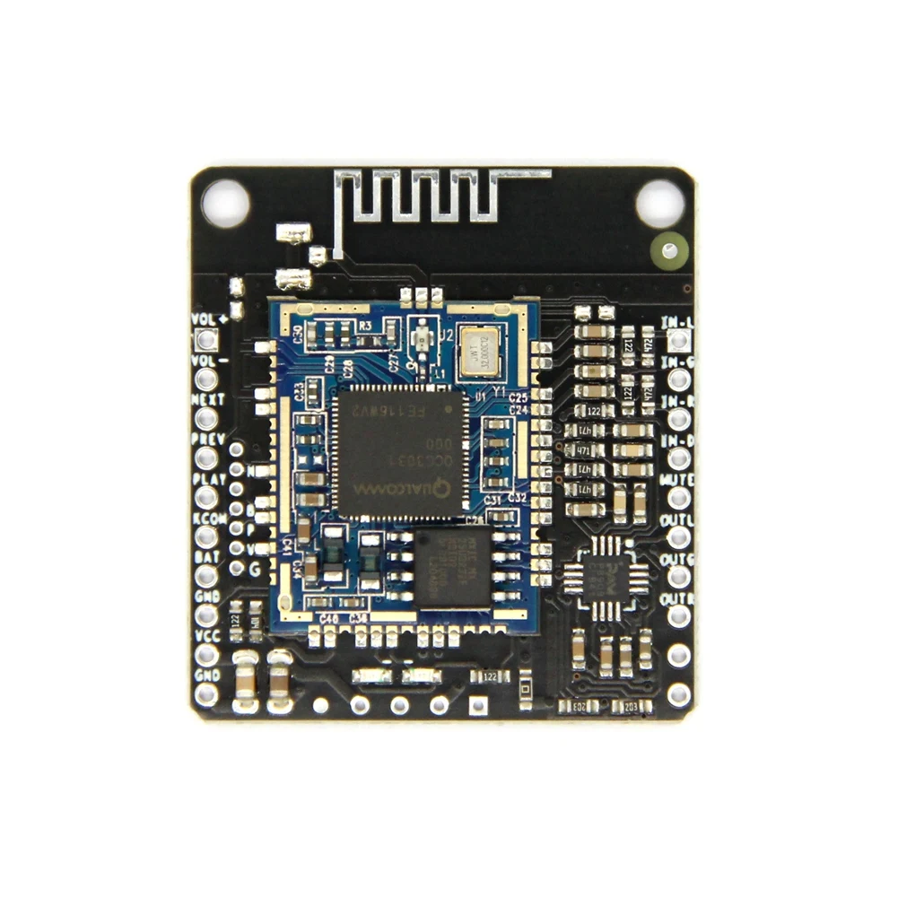 

QCC3031 APTXHD с аудиовходом AUX, музыка без потерь, Hifi Bluetooth-совместимая плата приемника 5,0, аудио Автомобиль, 4,5-5,5 В