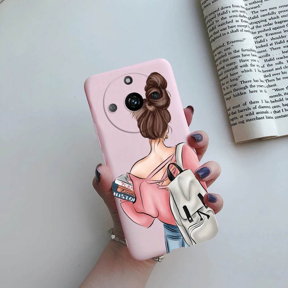 Stylish Pretty Girl Soft TPU Phone Case - Realme 11 Pro+ Collection