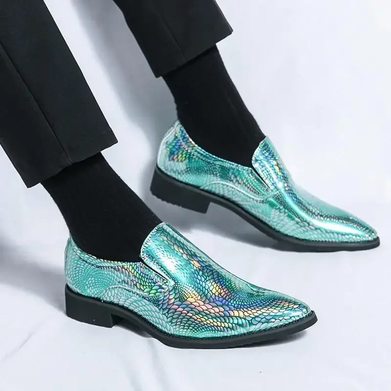 

Men's Shoes Moccasins New Business Formal Wear British Casual Leather Shoes Board Shoes Korean Retro