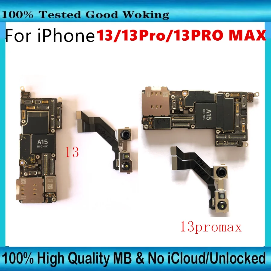 Carte Mère IPhone 13 Pro 128Go Sans Face ID – Fonctionnelle, Compatible Pour Réparation