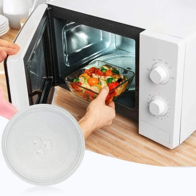 Microwave Plate Spare Microwave Dish Durable Universal Turntable Glass Plate Round Replacement microwave oven spare parts
