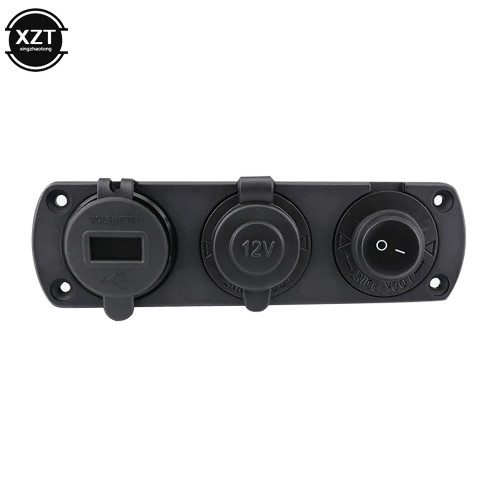 RV ؾ Ʈ    ,  ڵ  QC3.0 USB ܼƮ г, 12V 3 in 1   