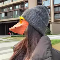 Маска Черной птицы, креативная забавная маска для рта животных, 3D маска для рта животного, птичий клюв, крышка для лица, праздничное платье, подвижная маска животного — изображение 6