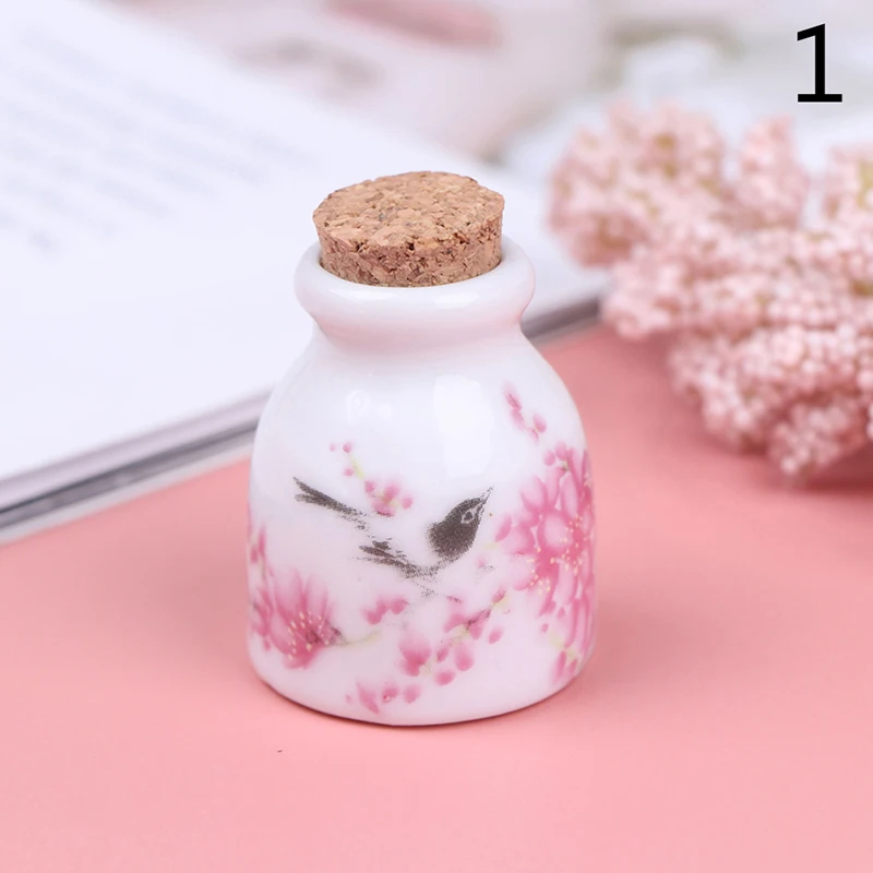 Peony/Magpie Mini Ceramic Glass Dappen Dish Bowl Cup With Wood Lid Acrylic Liquid Glitter Powder Bottle DIY Nail Art Tool nail powder manicure tools nail acrylic liquid acrylic nail powder nail tools