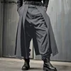 INCERUN 2024 Korean Style New Men's Trousers Pleated Layered Design Pantalons Casual Fashionable Loose Wide Leg Long Pants S-5XL 2