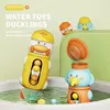 Bath Bathtub Toys for Toddlers 1 2 3 Years Old with Rotatable Waterwheel.Bathroom Water Scoop Fun Bath Toys for Toddlers 1