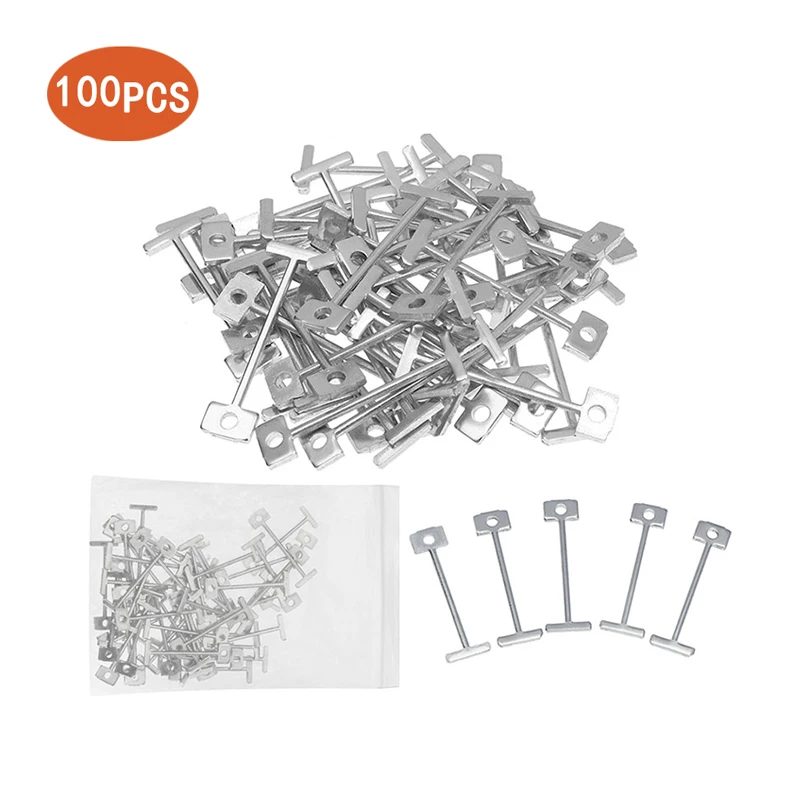 50/100Pcs Replacement Steel Needles Tile Leveler Locator Level Wedges Leveler Locator Spacer Plier Flooring wall tiles Carrelage