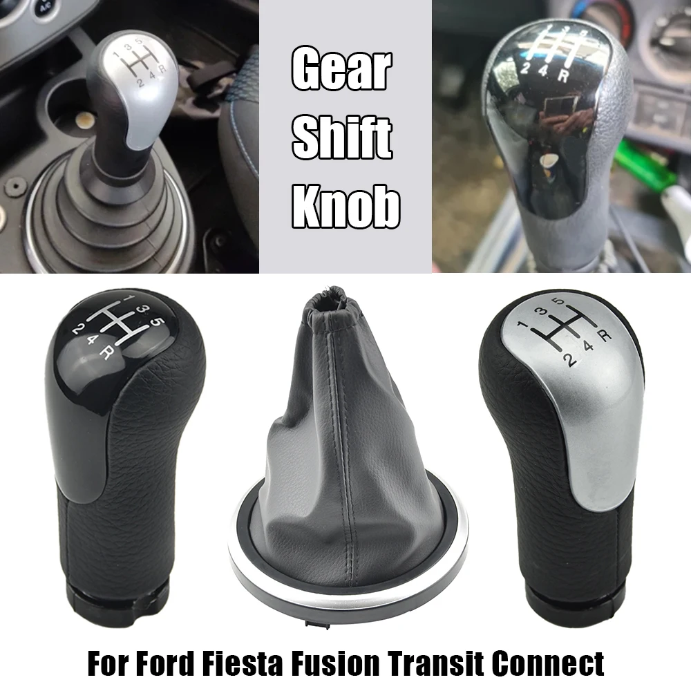 5speed 6speed Gear Shift Knob For Ford Fiesta Fusion Transit Connect 2002 Op Versnellingspook Hendel Stick Pen Pomo Arm Bal Versnellingspook