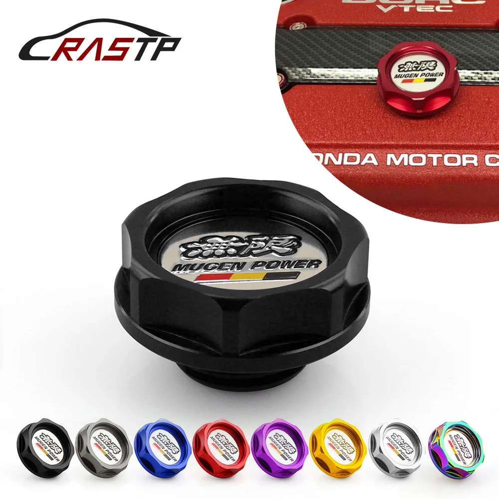 Racing Car Mugen Aluminum Oil Cap Fuel Tank Cap Cover for Honda RS-CAP003 oil fuel cap