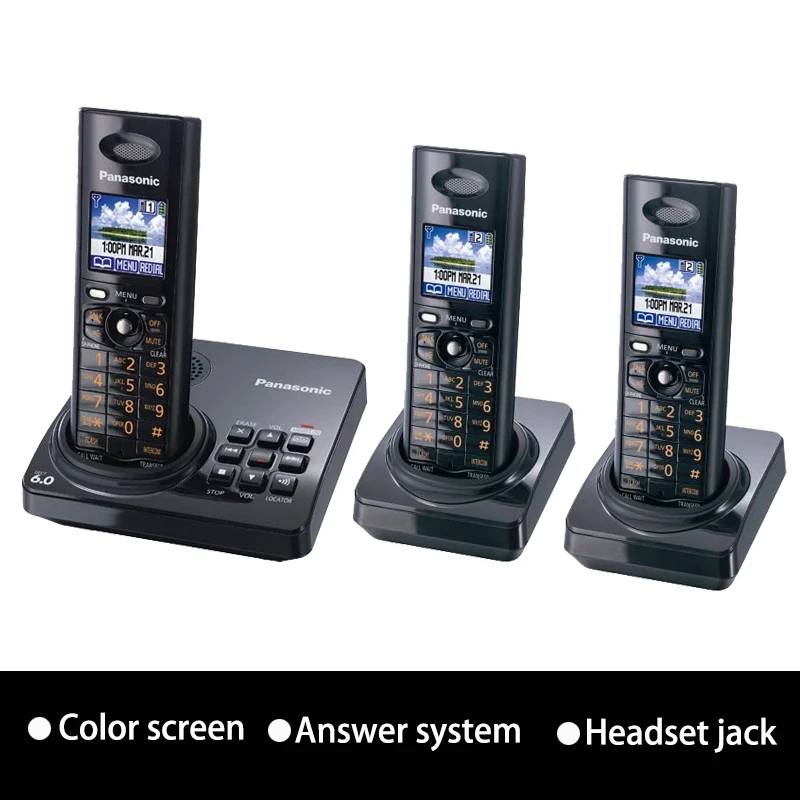 Colorful Screen Digital Wireless Telephone With Voice Mail