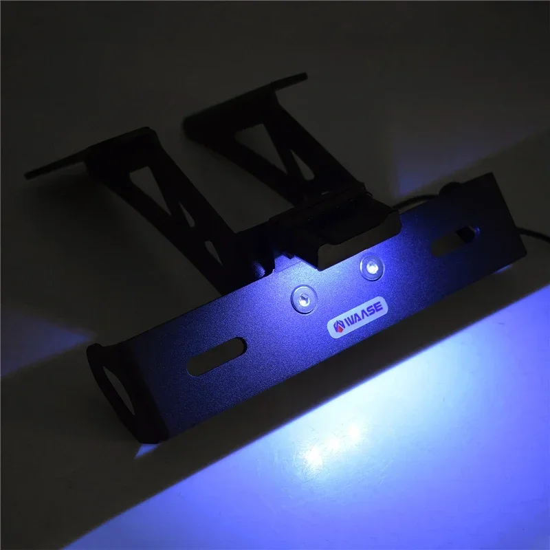 야마하 오토바이 번호판 프레임 거치대 브래킷, 후면 제거기, 테일 깔끔한 LED 조명, YZF R3 R25 MT03 MT25 2014-2024