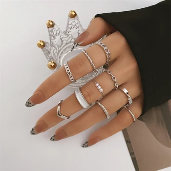 10 Piece Christmas Gift Ring For Girl