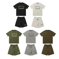 Nouvelle collection automne-hiver 2024 Classice : Ensemble décontracté été homme/femme avec t-shirt à manches courtes et short imprimé lettres 2