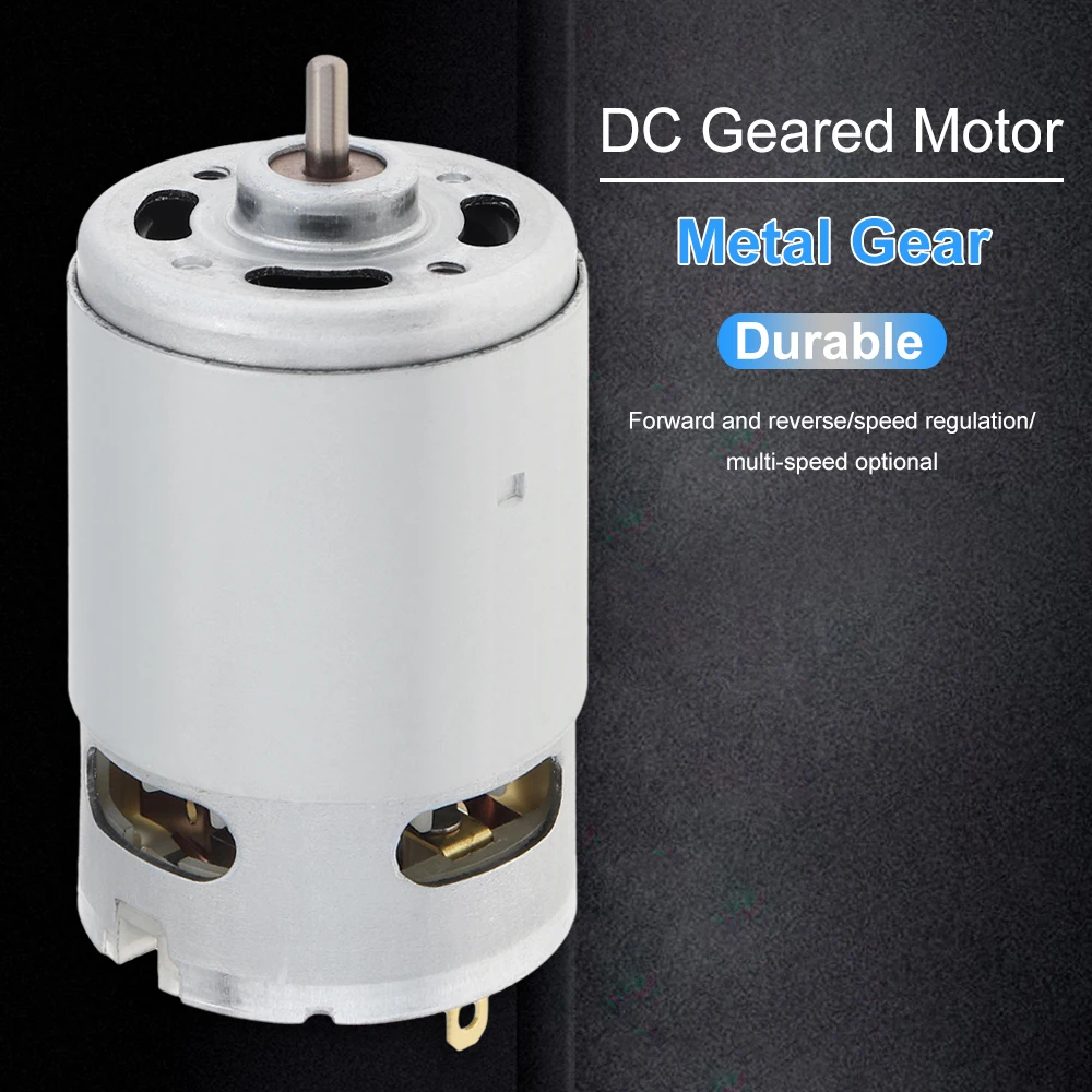 RS550 DC 모터 10.8V/12V/14.4V/16.8V/18V/21V/25V 전기 드릴 스크루 드라이버 용 기어 브러시리스 치아 전기 모터 도구 없음
