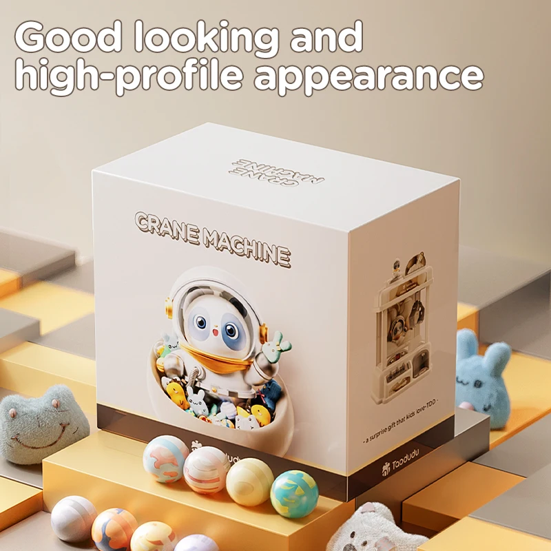 Doll catching machine Children's toy  Girls boy gifts Mini coin game Space themed  Internet hot selling toys 6