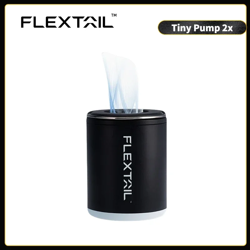 Миниатюрный Насос Flextailgear 2X, Многофункциональный 3-в-1 воздушный насос с фонариком для кемпинга, Сверхлегкий Электрический надувной матрас для сна