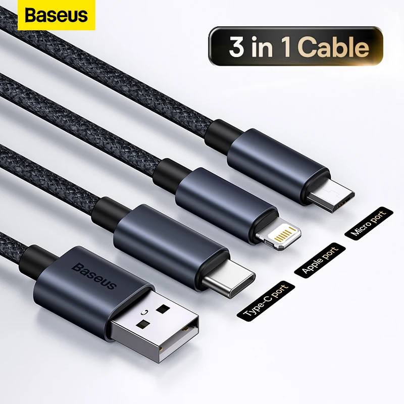 Baseus 3 1 Usb Cable C Cable Samsung Baseus 3 1 Usb Cable Type C Cable Data - Mobile Phone Cables -