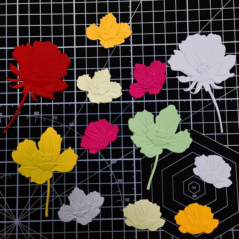 New Sea Anemone Bouquet 3d Embossed Plastic Embossed Folder And Mold For Card Making Scrapbook Paper Diy Decorative Products plastic embossing folder embossing folder
