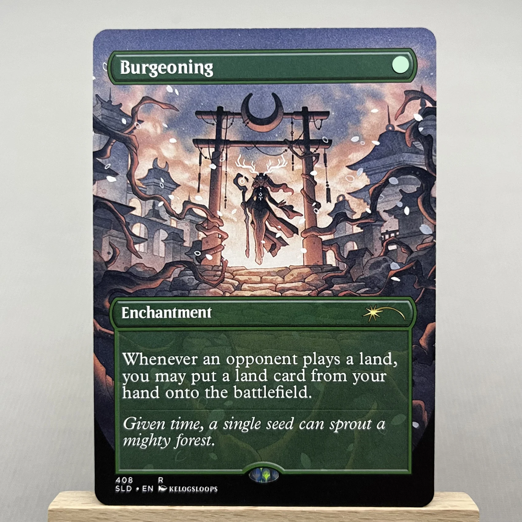 SLD HOLO2-Ⅰ02 Tcg 카드 프록시 매지컬 매시어 걸 드라이아드 오브 더 일리시안 그로브 비터블로썸 잉크모스 넥서 브리딩 게더