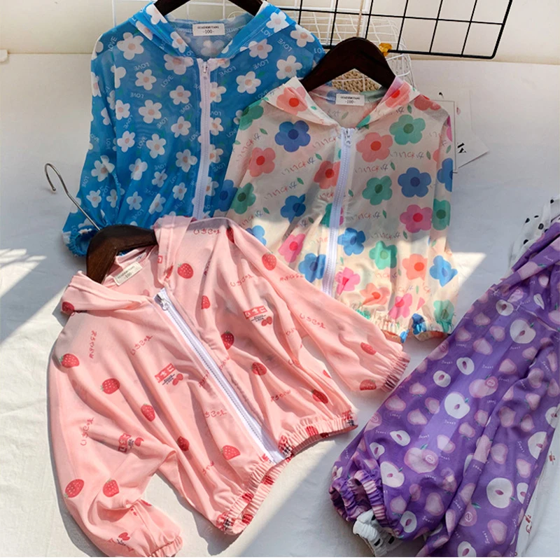 Summer Sun Protection Jacket For Girls 