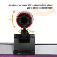 Desktop Camera USB2.0 with MIC HD Webcam Web Camera Cam 360 Degree for Computer PC Laptop for Skype / MSN Web Camera USB Camera - Image 2