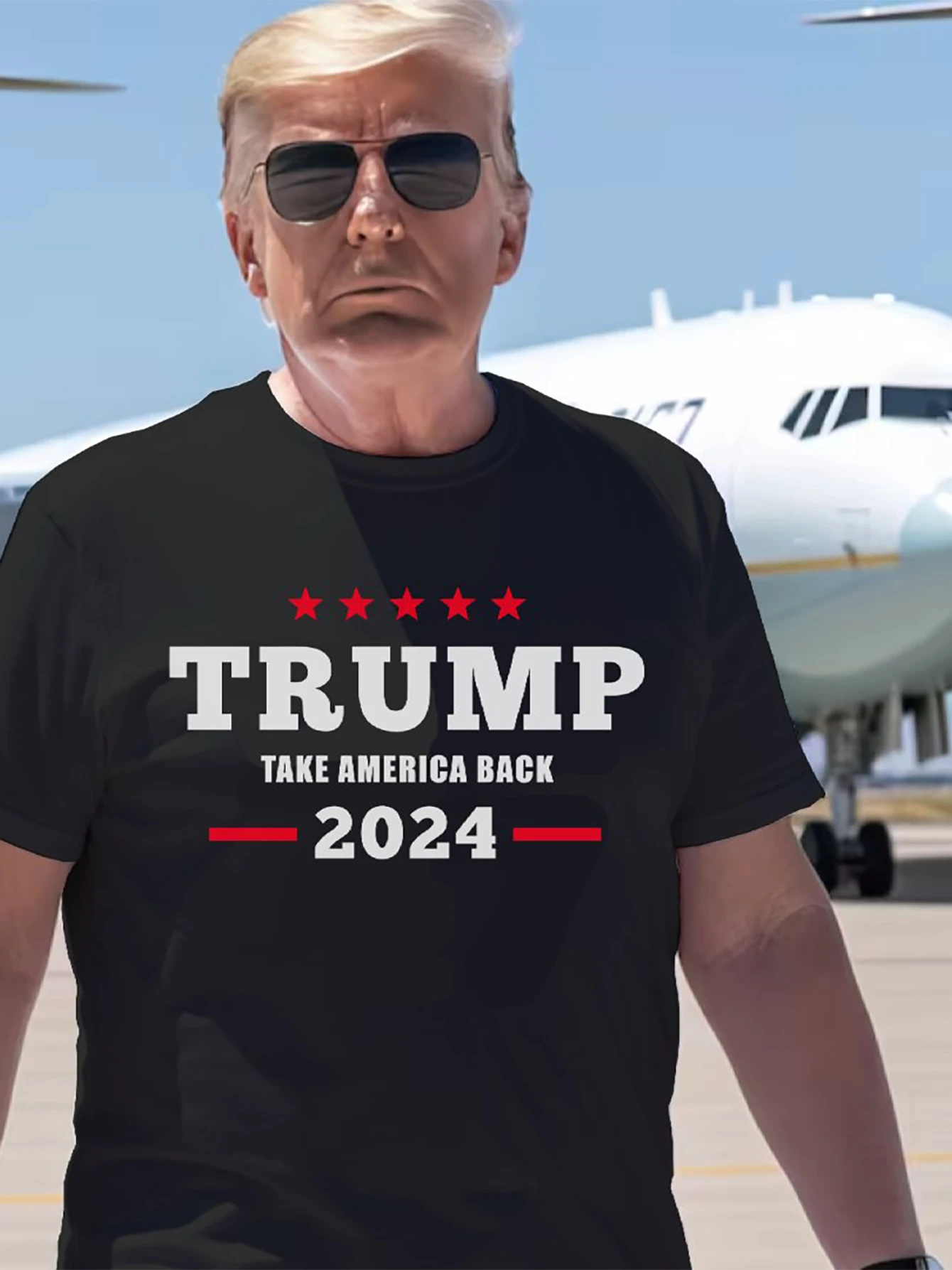 

Donald Trump 2024 T-Shirt, fathers day, Short Sleeves, Summer Shirt for Daily Wear & Resort Style