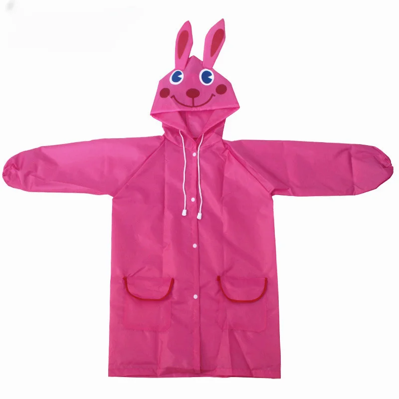 1PCS Children's Cartoon Raincoat Korean Rain Gear Cute Baby Poncho waterproof raincoat