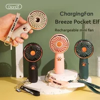 Mini Fan Cute Cartoon Simple Portable Charging USB Handheld Fan Student Outdoor Fan, Best Summer Gift Choice for your family 2