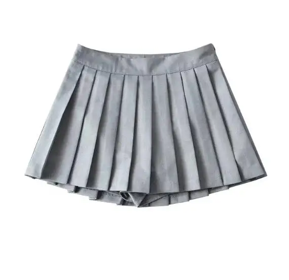 Hoerev Women Grls Short Hgh Wast Pleated Skater Tenns School Skrt