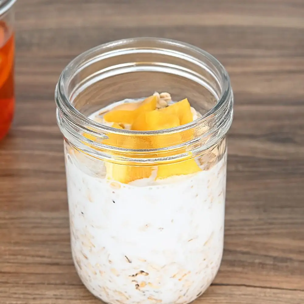 200/250/300/400/500/650ML Glass Sealed Jar Large Capacity Clear Fruit Jam Nuts Grain Cereal Seasoning Tea Leaf Container Box