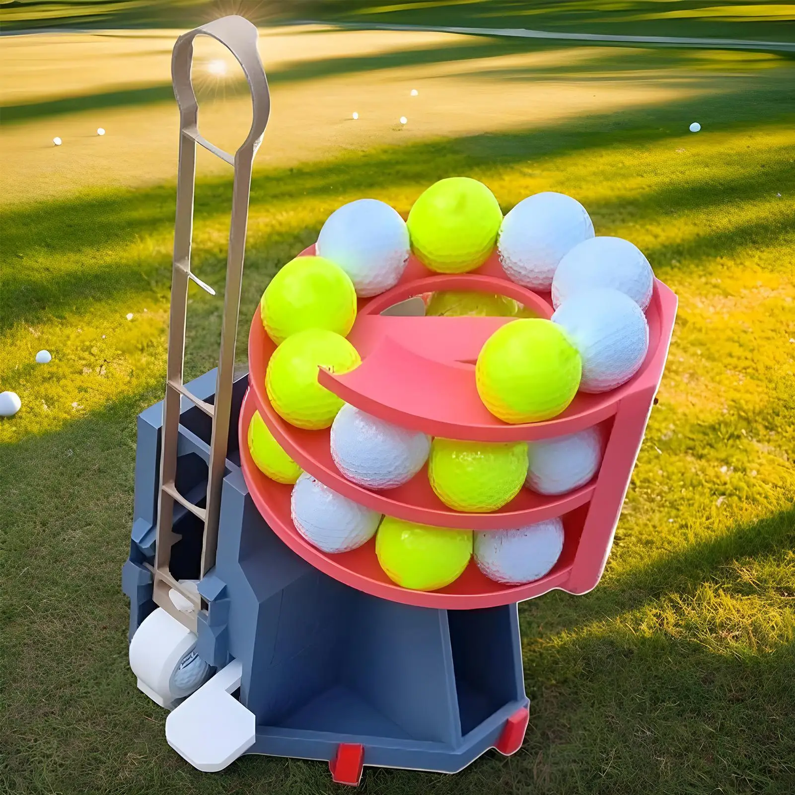 Description Picture 3 of itemGolf Ball Dispenser Automatic Golf Ball Tee Up Machine Golf Swing Training Launcher Non-powered golf simulator for Golf Training
