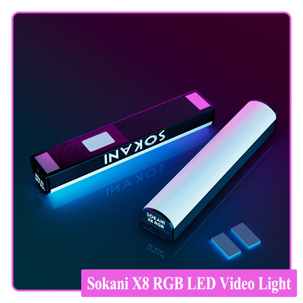 

Sokani X8 RGB портативная фотолампа с управлением через приложение