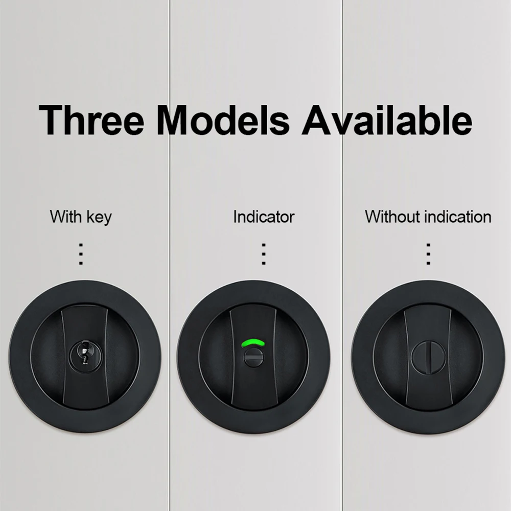 Door Lock Built-In Door Lock Handle Invisible Indoor Sliding Can Be Used For Handle