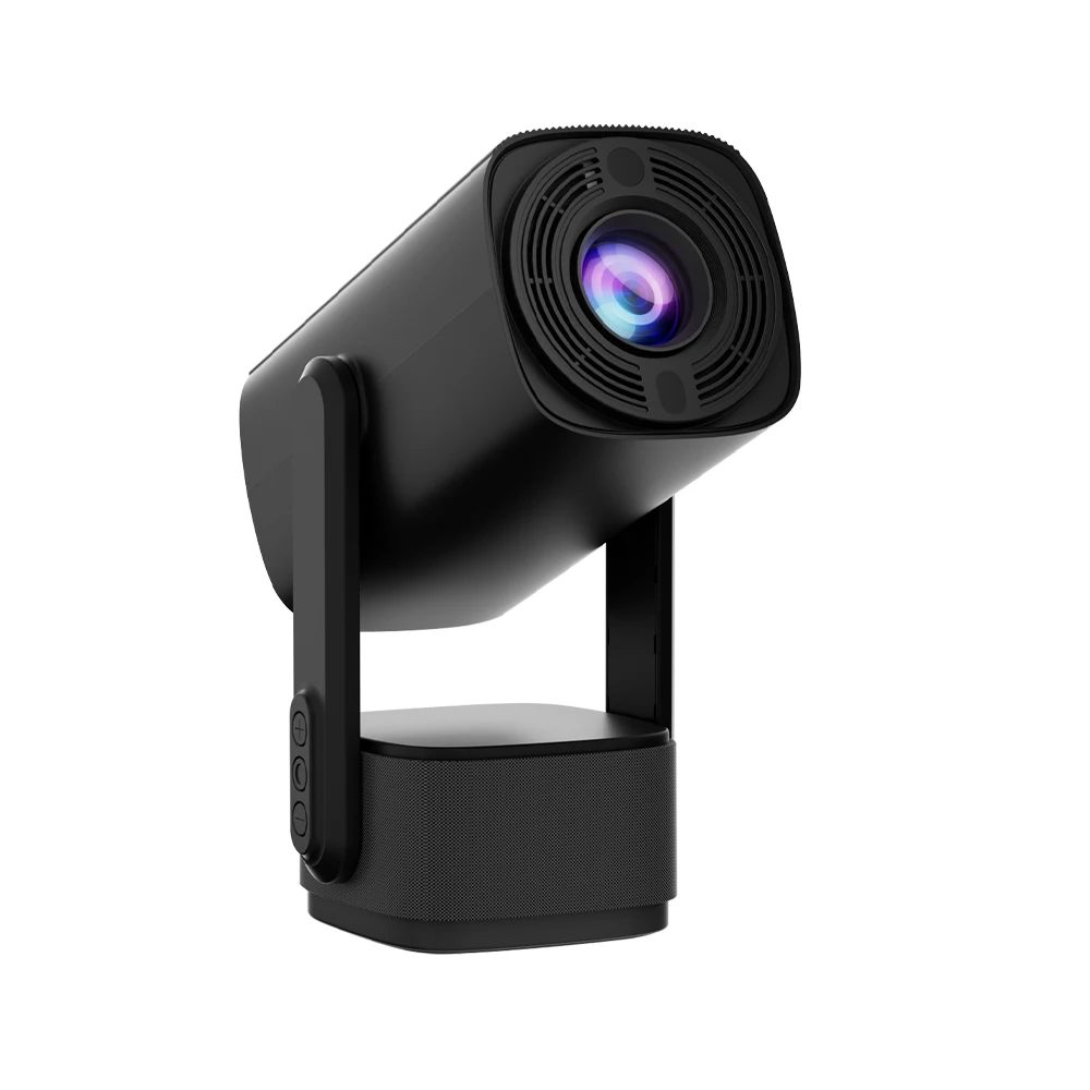 Portable Projector Salange K2 Built-in 5200mAh Battery 4K HD Bluetooth Android 11 For Cinema Outdoor With RGB Light Speaker