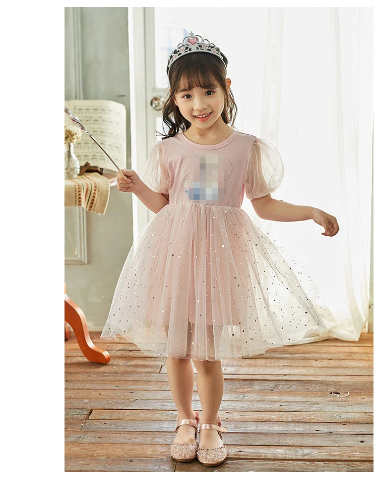 Girls Dress Summer Princess Elza Dresses Elegant Kids Costume for Girls Vestidos Party Toddler Children Teenagers Birthday Robe cute dresses