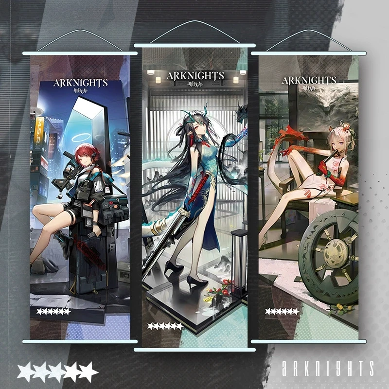 

Anime Game Arknights、アークナイツ Texas Skadi Exusiai Series Hanging Picture Poster Mural Decorative Cosplay Accessories Props Gift
