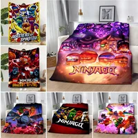 Cartoon Ninjago Dragons Risings Printed Blanket Picnic Blankets Warm Blanket Soft and Comfortable Blanket Home Travel Birthday 1