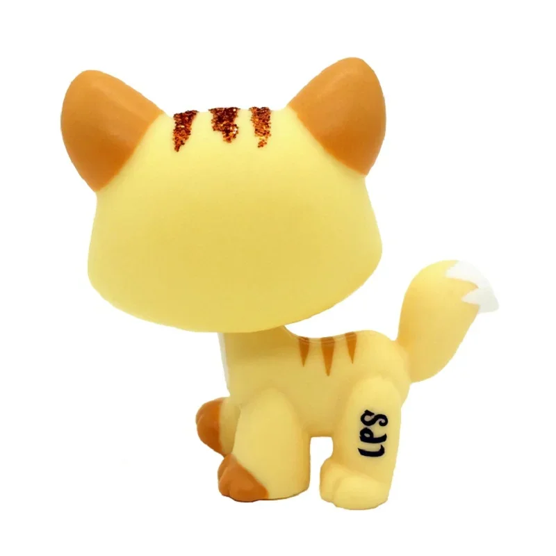 LPS CAT Seltene Tierfiguren: Kurzhaarige Katze, Original Kätzchen, Husky-Welpe, Hund, Fuchs, Niedliche Tierfiguren, Alte Sammlerstücke – Detail 3