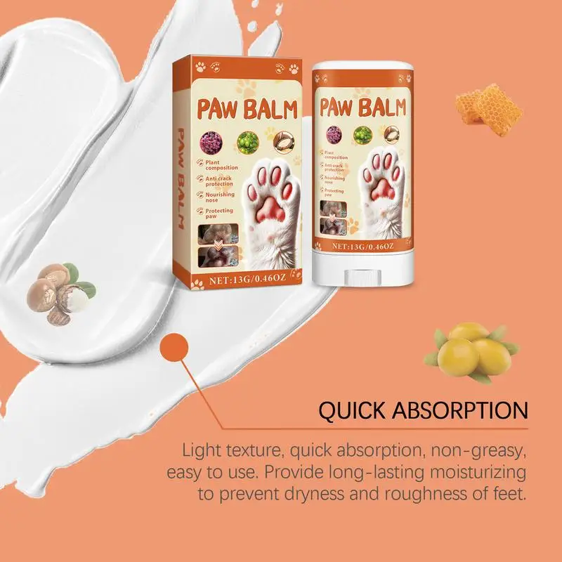 Dog Paw Allergy Relief Dog Skin Soother Moisturising Paw Pad Balm Natural Skin Soother Dogs Lotion Balm For Cats