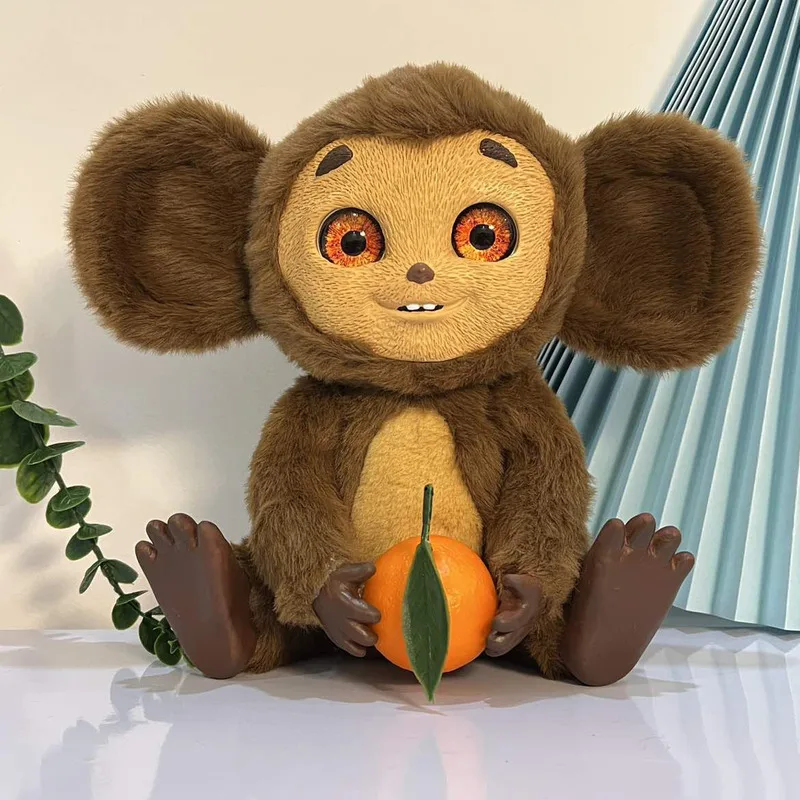 Peluche de dessin animé russe Cheburashka pour enfant, jouet en forme de  singe aux grands yeux, joli oreiller, idée de cadeau, 18/23cm - AliExpress