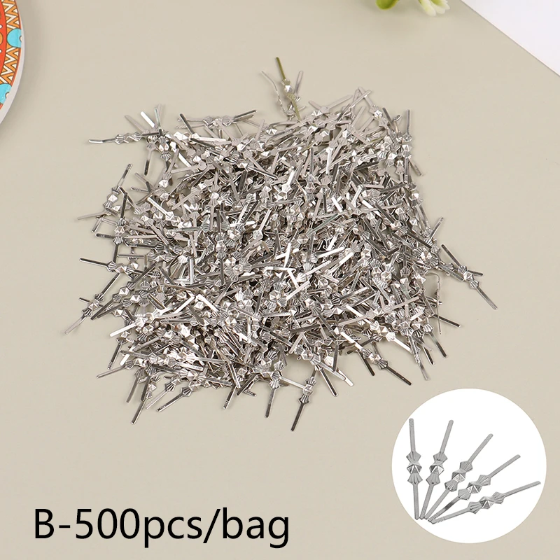 500pcs/bag 25mm Metal Butterfly Buckles Bowtie Connectors