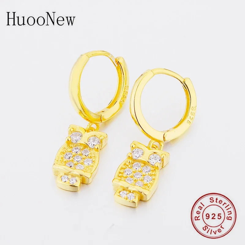 

Женские серьги-кольца из серебра 925 пробы, в Корейском стиле